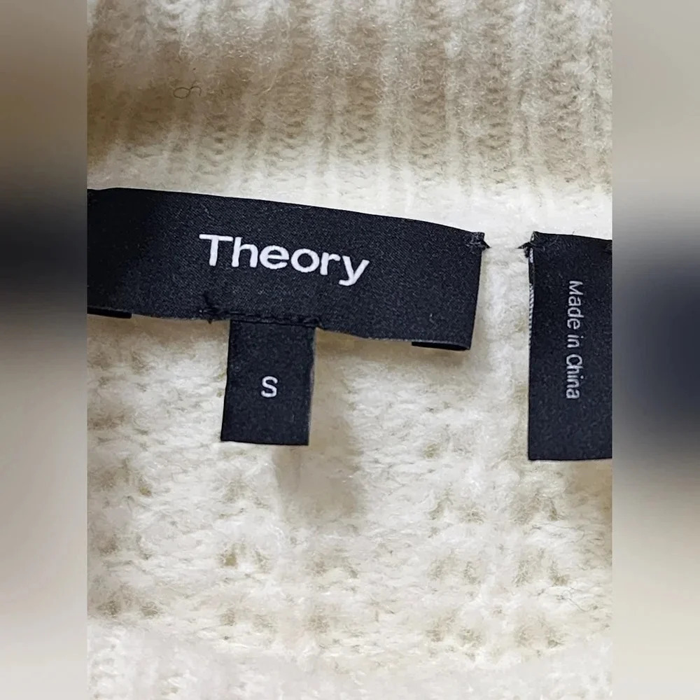 Theory Wool Oversized Turtleneck Tunic Sweater - … - image 2